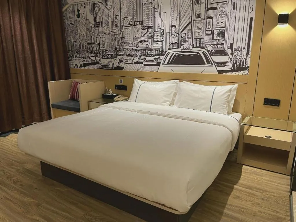 Bed in City Comfort Inn Hechi Du'an Wenti Square