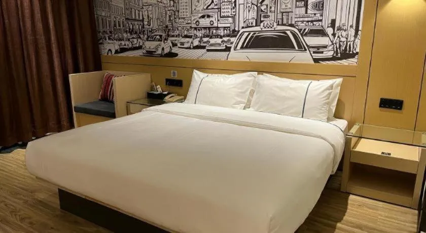 Bed in City Comfort Inn Hechi Du'an Wenti Square