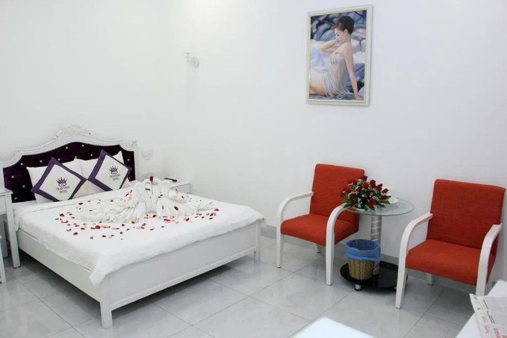 Bed in Tran Vinh Hotel