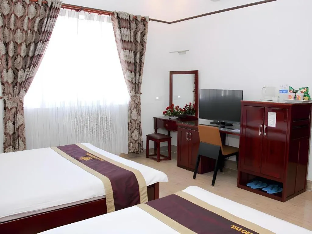 Bed in Tran Vinh Hotel