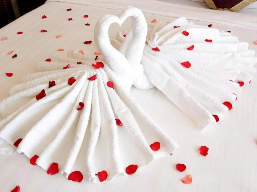 Bed in Tran Vinh Hotel