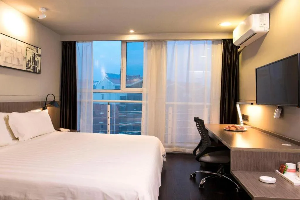 Bed in Jinjiang Inn Style Ningxia Guyuan Beijing Road