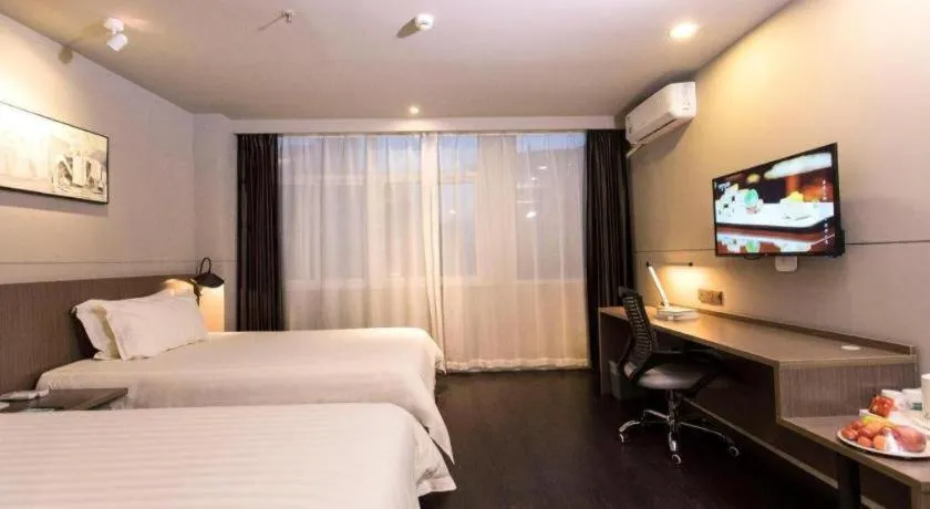 Bed in Jinjiang Inn Style Ningxia Guyuan Beijing Road