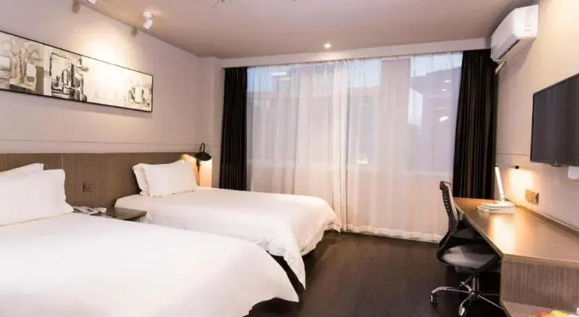 Bed in Jinjiang Inn Style Ningxia Guyuan Beijing Road Bed in Jinjiang Inn Style Ningxia Guyuan Beijing Road