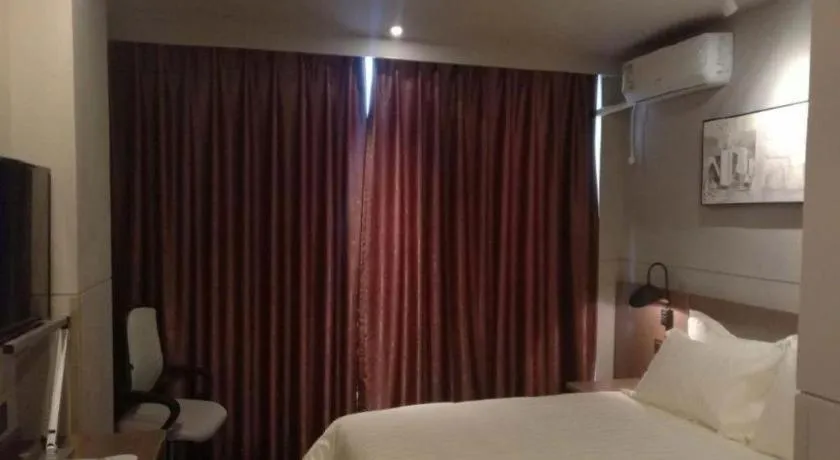 Bed in Jinjiang Inn Style Ningxia Guyuan Beijing Road