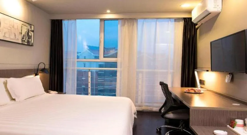 Bed in Jinjiang Inn Style Ningxia Guyuan Beijing Road