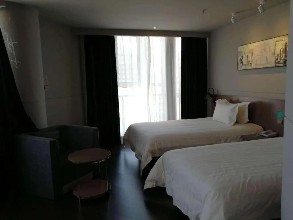 Bed in Jinjiang Inn Style Ningxia Guyuan Beijing Road