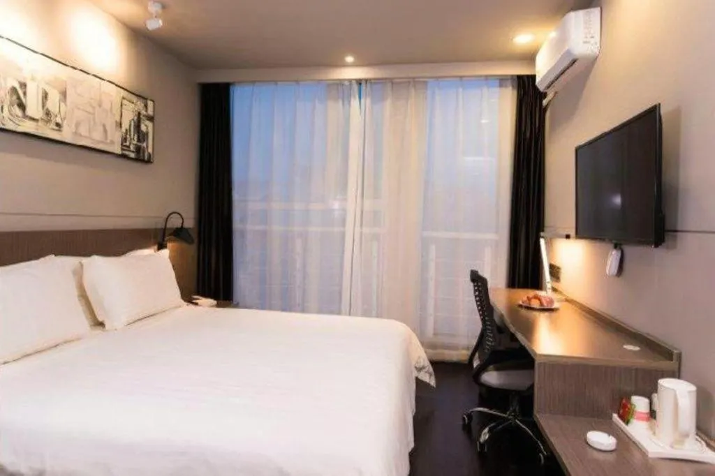 Bed in Jinjiang Inn Style Ningxia Guyuan Beijing Road