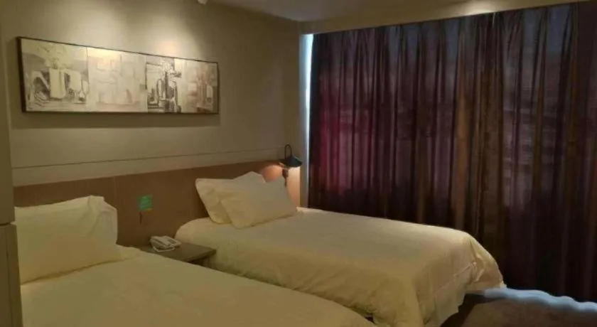 Bed in Jinjiang Inn Style Ningxia Guyuan Beijing Road