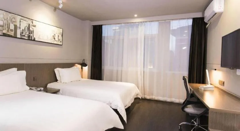 Bed in Jinjiang Inn Style Ningxia Guyuan Beijing Road