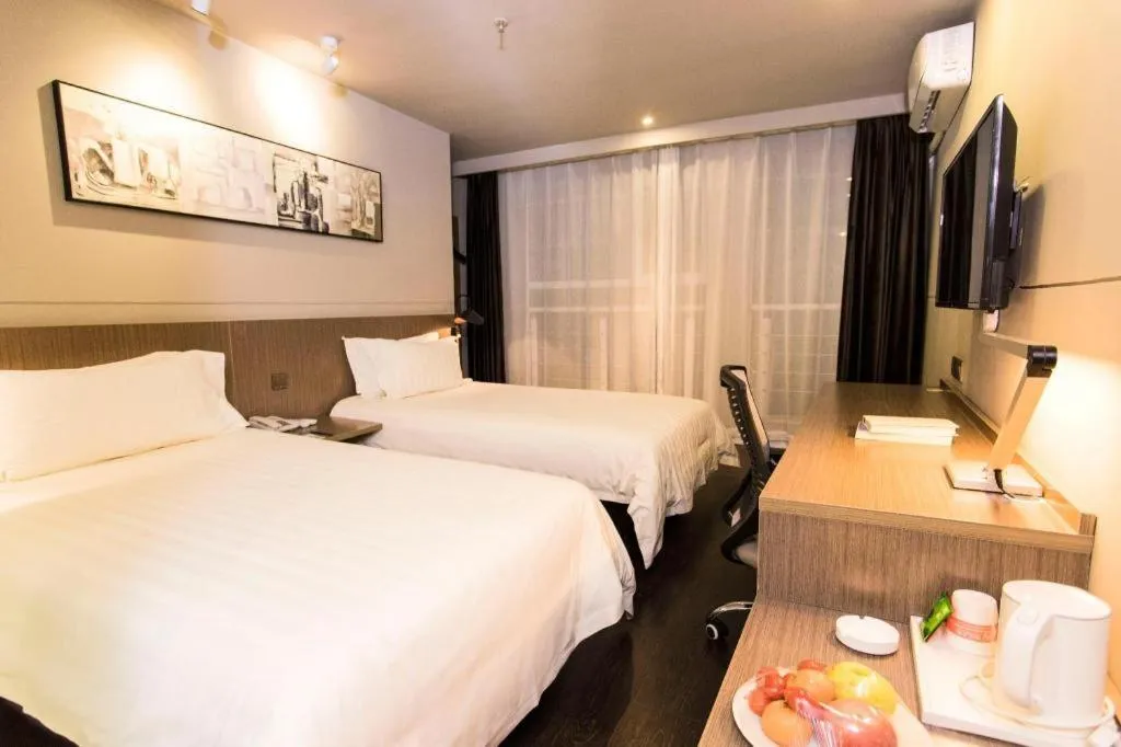 Bed in Jinjiang Inn Style Ningxia Guyuan Beijing Road