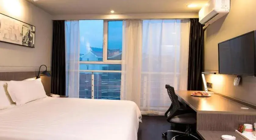 Bed in Jinjiang Inn Style Ningxia Guyuan Beijing Road Bed in Jinjiang Inn Style Ningxia Guyuan Beijing Road