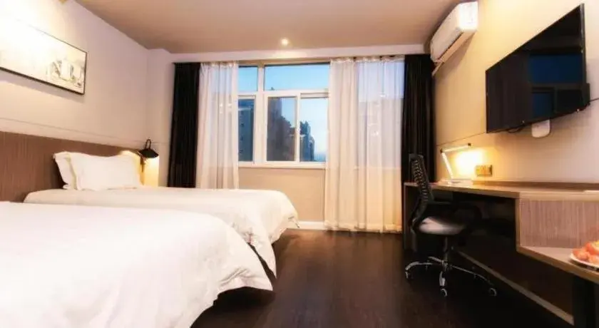 Bed in Jinjiang Inn Style Ningxia Guyuan Beijing Road Bed in Jinjiang Inn Style Ningxia Guyuan Beijing Road