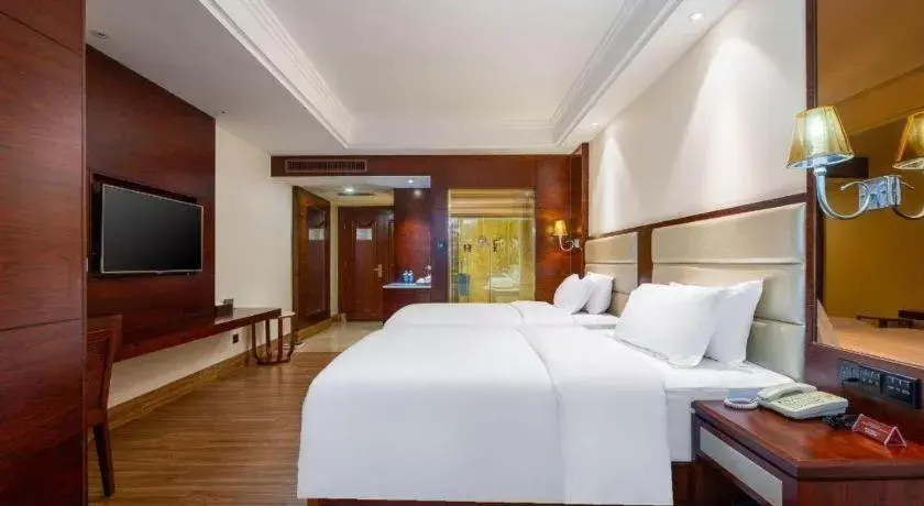 Bed in Haikou Kai Wei Hotel Bed in Haikou Kai Wei Hotel