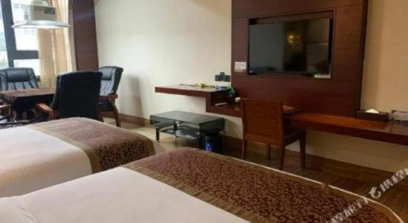 Bed in Haikou Kai Wei Hotel