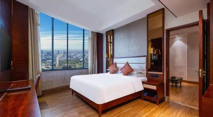 Bed in Haikou Kai Wei Hotel Bed in Haikou Kai Wei Hotel