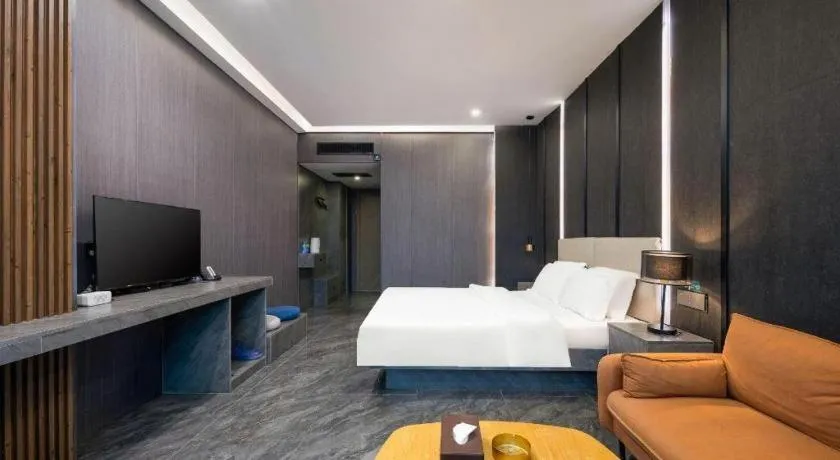 Bed in Haikou Kai Wei Hotel