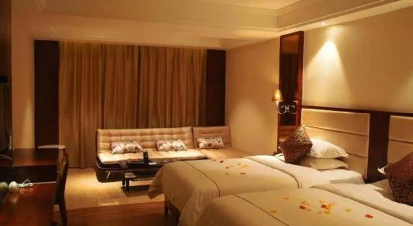 Bed in Haikou Kai Wei Hotel