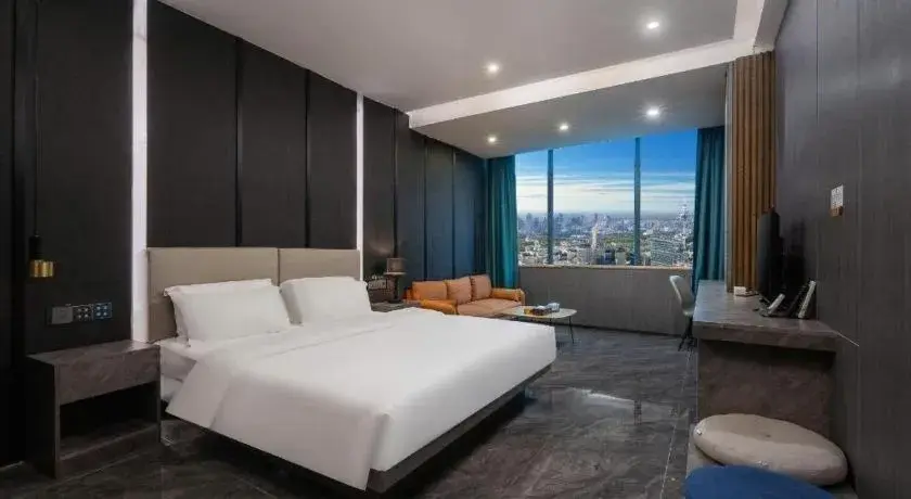 Bed in Haikou Kai Wei Hotel Bed in Haikou Kai Wei Hotel