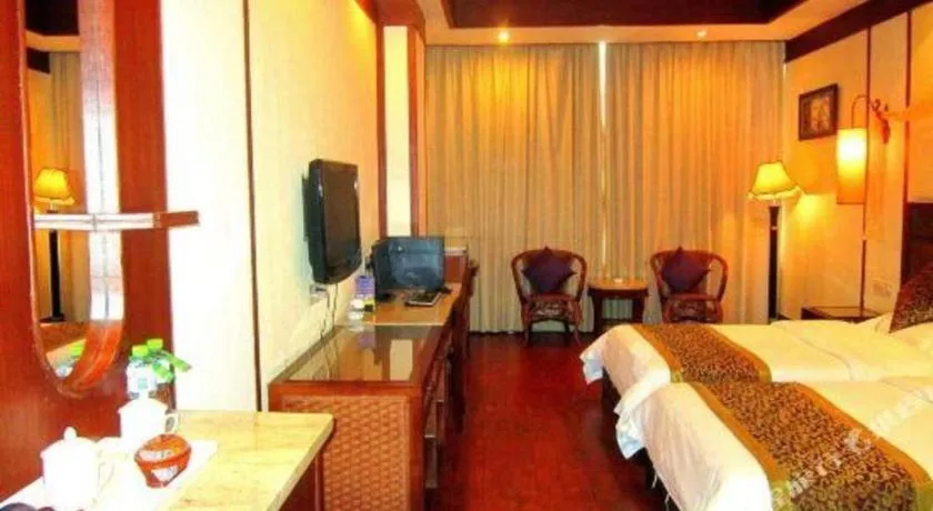 Bed in Haikou Kai Wei Hotel