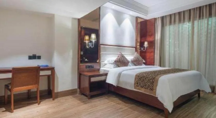 Bed in Haikou Kai Wei Hotel