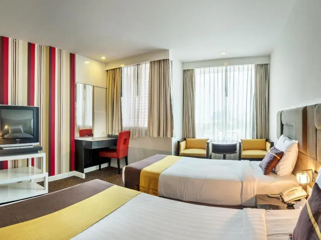 Bed in Thamrongin Hotel Bed in Thamrongin Hotel