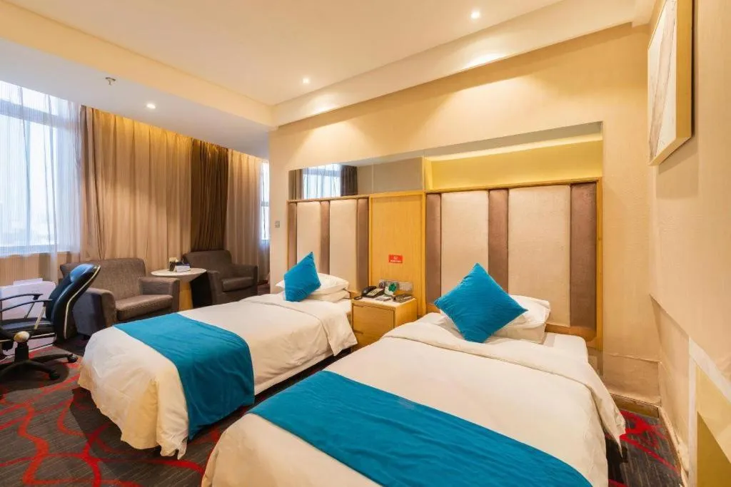 Bed in Xian Leica Hotel