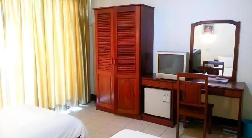 Bed in Sisavath Hotel