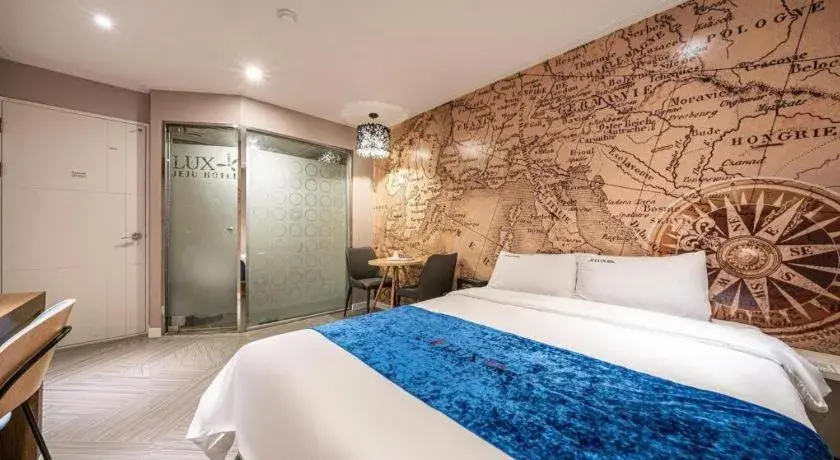 Bed in Jeju Lux Hotel Bed in Jeju Lux Hotel