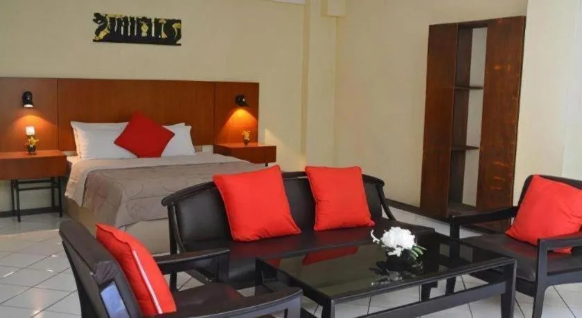 Bed in Augusta Pelabuhan Ratu Hotel