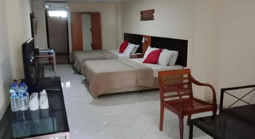 Bed in Augusta Pelabuhan Ratu Hotel