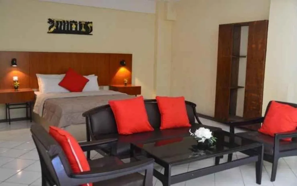 Bed in Augusta Pelabuhan Ratu Hotel