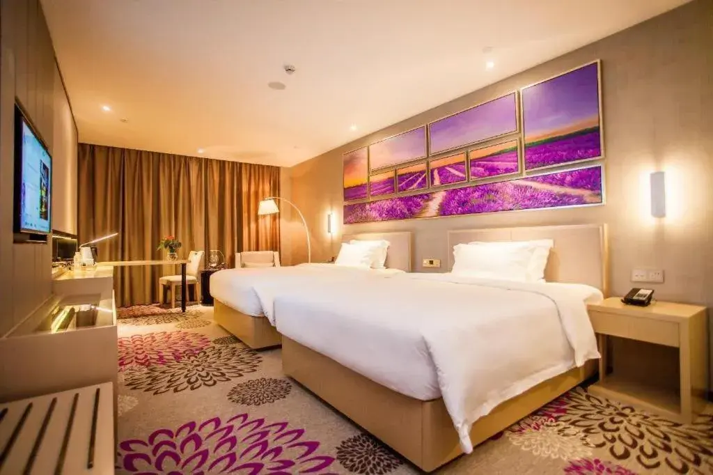 Bed in Lavande Hotel Zhaoqing government Dinghu Mountain Scenic Spot Bed in Lavande Hotel Zhaoqing government Dinghu Mountain Scenic Spot