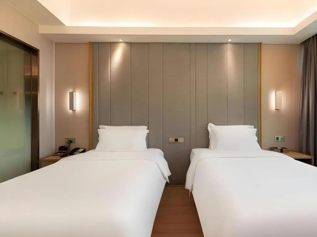 Bed in Lavande Hotels Guangzhou Fangcun Huadiwan Metro Station