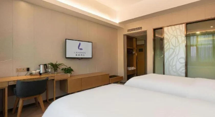 Bed in Lavande Hotels Guangzhou Fangcun Huadiwan Metro Station