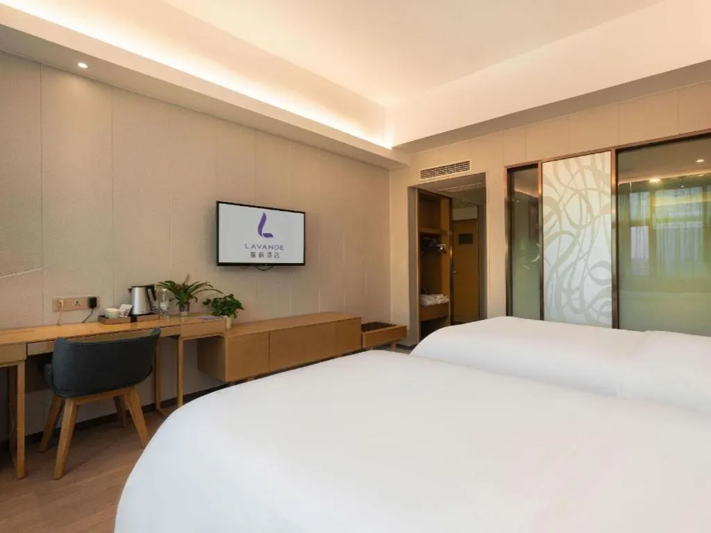 Bed in Lavande Hotels Guangzhou Fangcun Huadiwan Metro Station