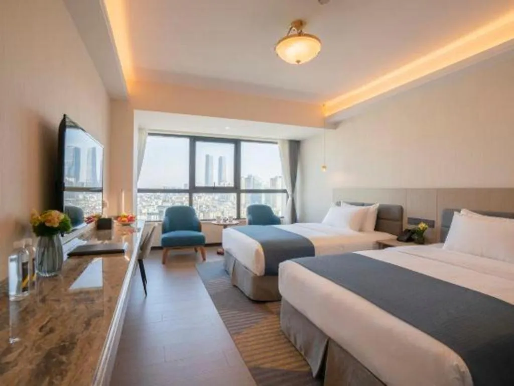 Bed in Kunming Guihua Hotel