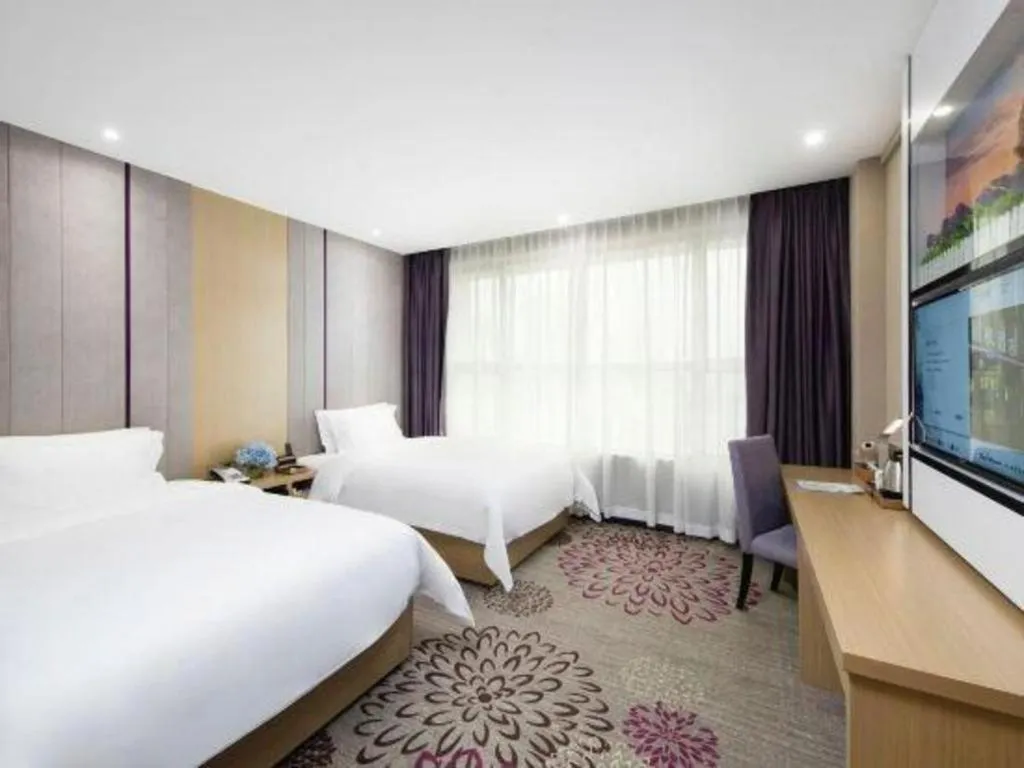 Bed in Lavande Hotels·Qingyuan Jinbiwan