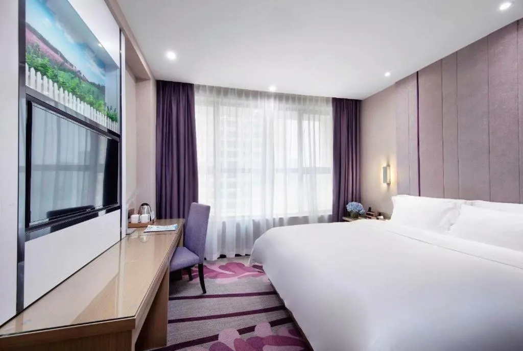 Bed in Lavande Hotels·Qingyuan Jinbiwan