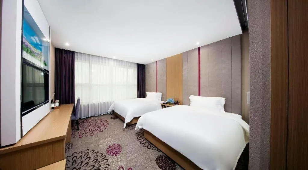 Bed in Lavande Hotels·Qingyuan Jinbiwan