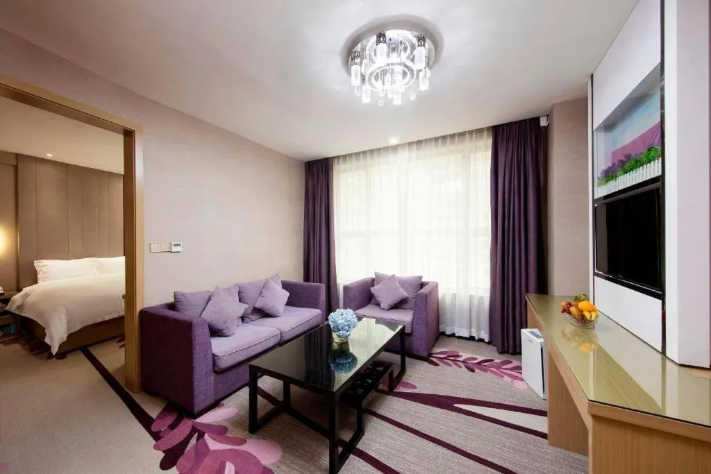 Bed in Lavande Hotels·Qingyuan Jinbiwan