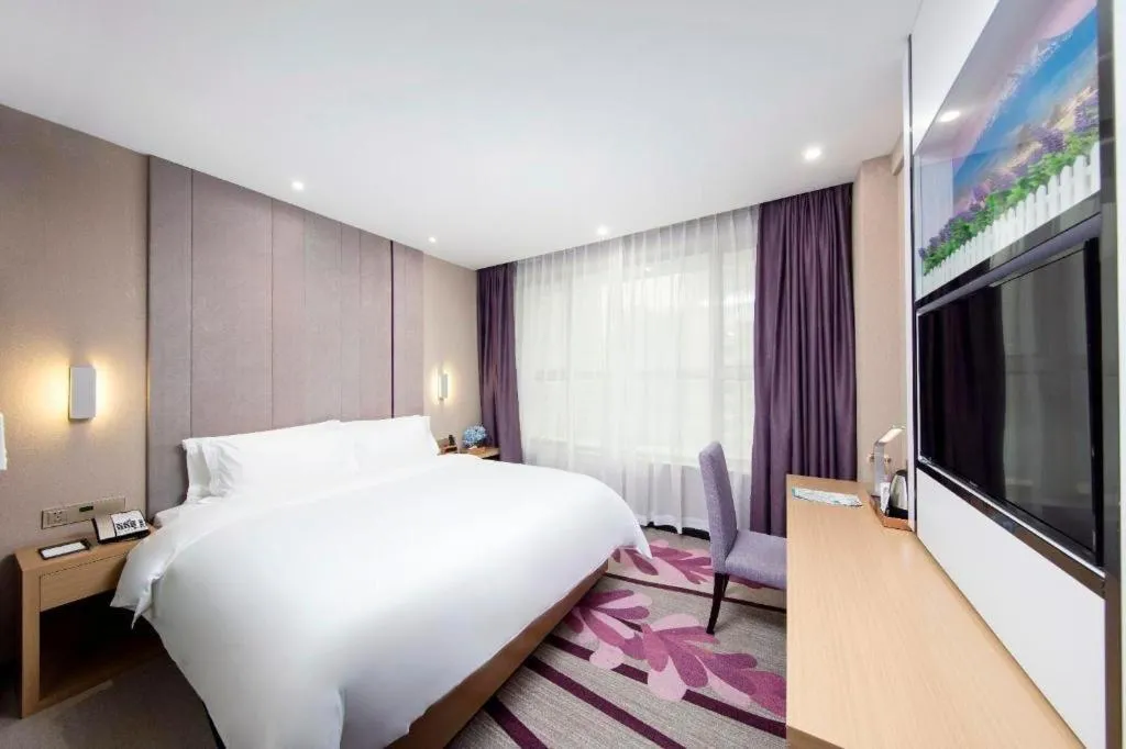 Bed in Lavande Hotels·Qingyuan Jinbiwan