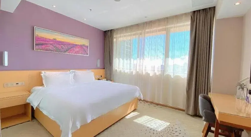 Bed in Lavande Hotel Zhongshan Dayong Rosewood Cultural Expo City Bed in Lavande Hotel Zhongshan Dayong Rosewood Cultural Expo City