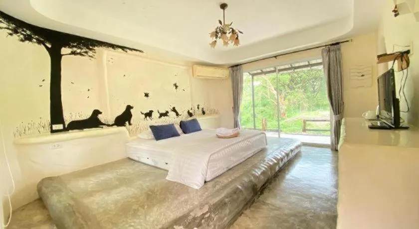 Bed in Dandelion Resort