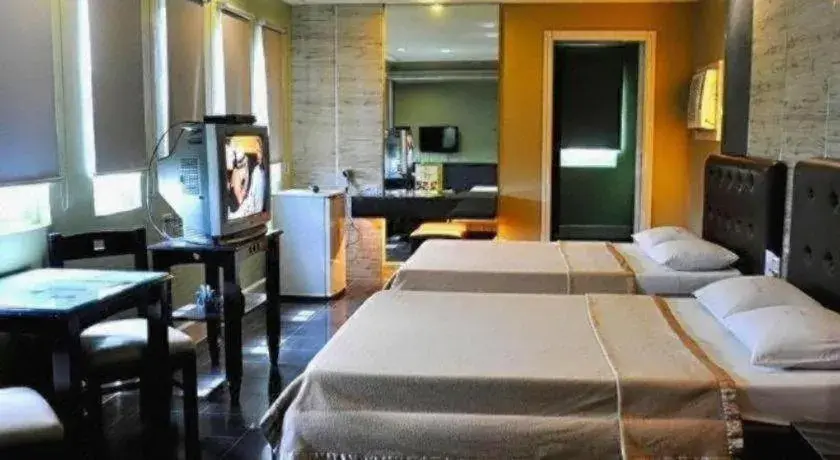 Bed in Jardin de Rosal Hotel Bed in Jardin de Rosal Hotel