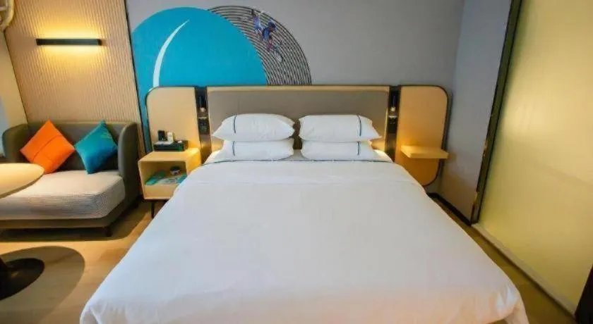 Bed in City Comfort Inn Wuhan Jiangxia