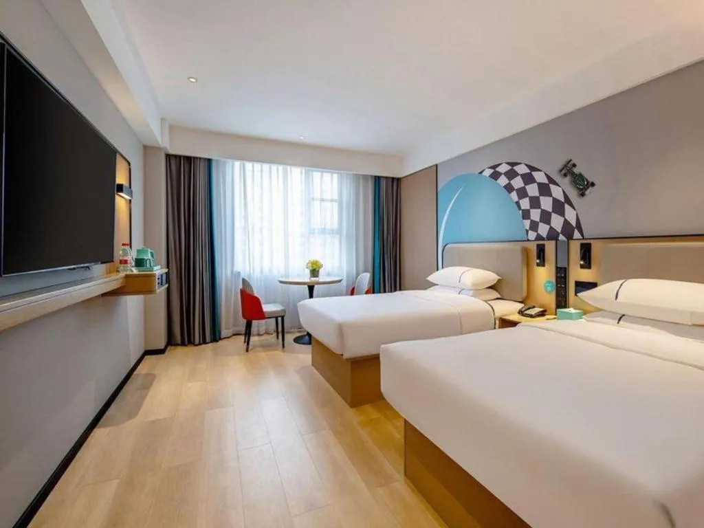 Bed in City Comfort Inn Wuhan Jiangxia