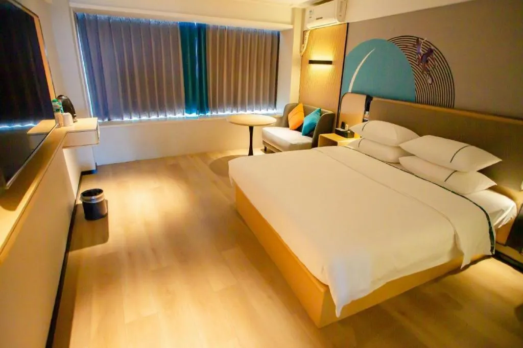 Bed in City Comfort Inn Wuhan Jiangxia