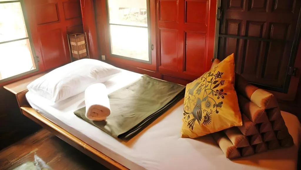 Bed in Doembang Villa