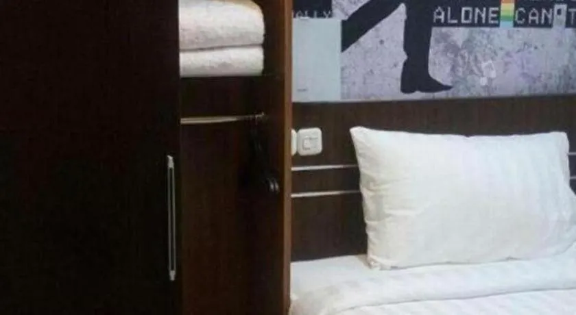 Bed in Hotel JAV Front One